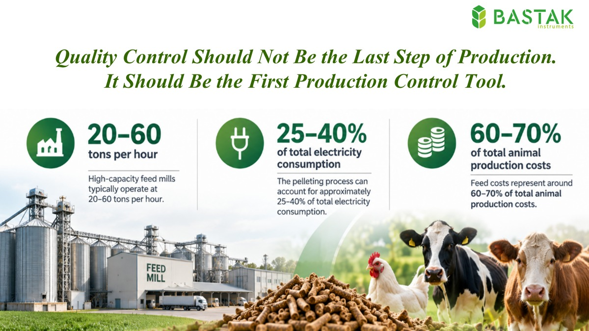 Zeki Demirtaşoğlu presenting next-generation feed mill quality control at the IAOM MEA Feed Milling Forum 2026